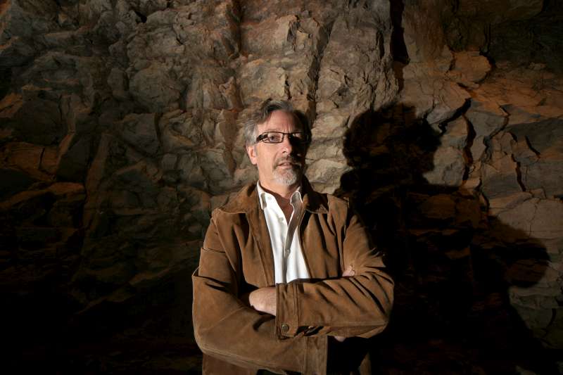 Laurent Ponsot - Domaine Ponsot. Laurent Ponsot is not apologetic about his use of technology within his winemaking. However he is also at pains to point out that without the terroir, the wine would be nothing. Here he stands in his cellar where one side is the rock face of his terroir. The roots of the old vines can even be seen coming though the rock.